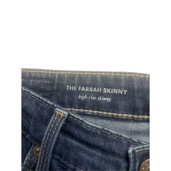 AG Adriano Goldschmeid the Farrah high rise skinny jean sz 29 sz 8 - Picture 4 of 4